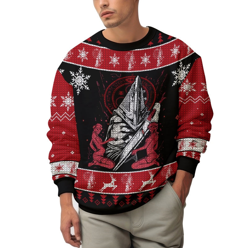 Pyramid Head - Silent Hill Ugly Sweater – Moonbestprint