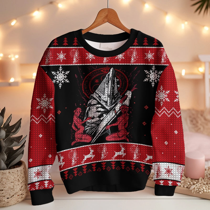 Pyramid Head - Silent Hill Ugly Sweater – Moonbestprint