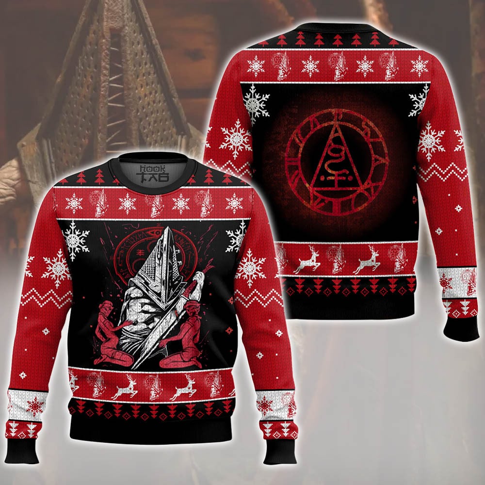 Pyramid Head - Silent Hill Ugly Sweater – Moonbestprint
