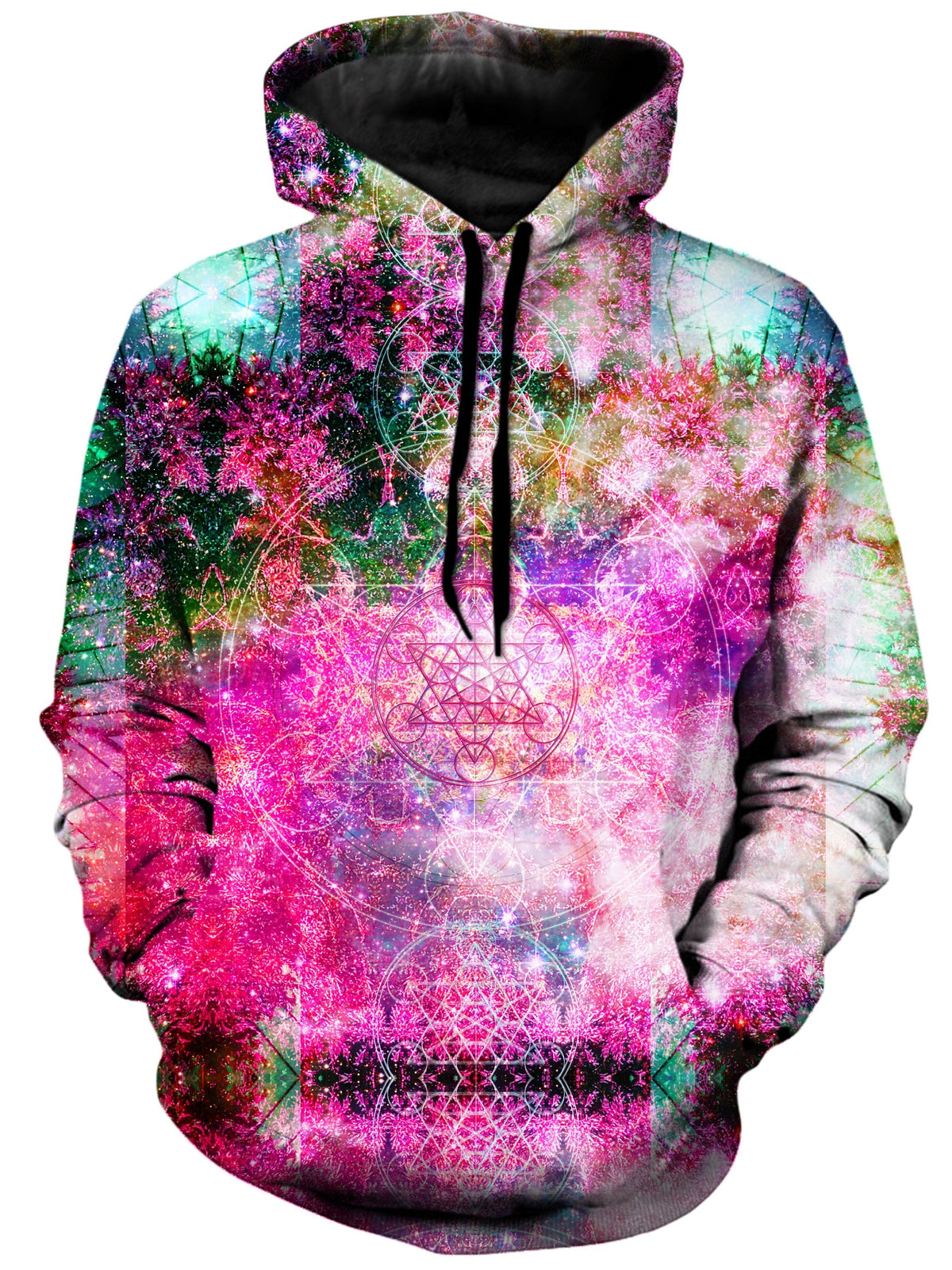 Pineal Metatron Galaxy Unisex Hoodie -Moonbestprint
