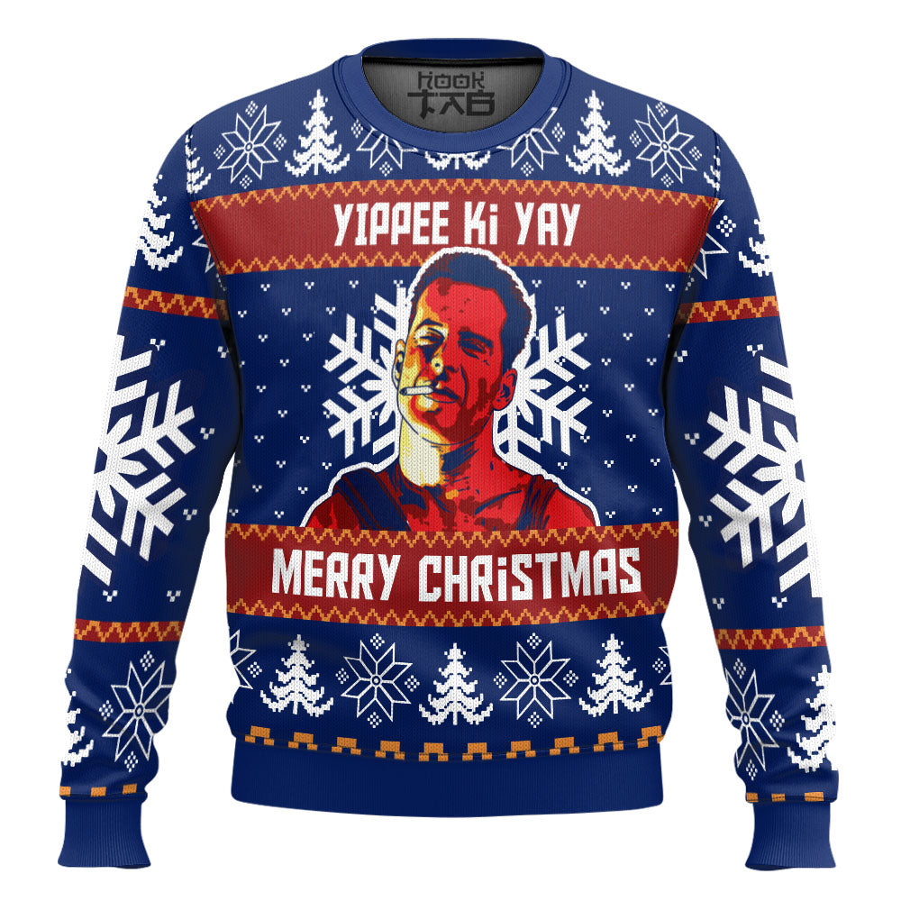 Yippee Ki Yay Die Hard Ugly Christmas Sweater – Moonbestprint