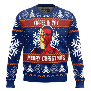Yippee Ki Yay Die Hard Ugly Christmas Sweater – Moonbestprint