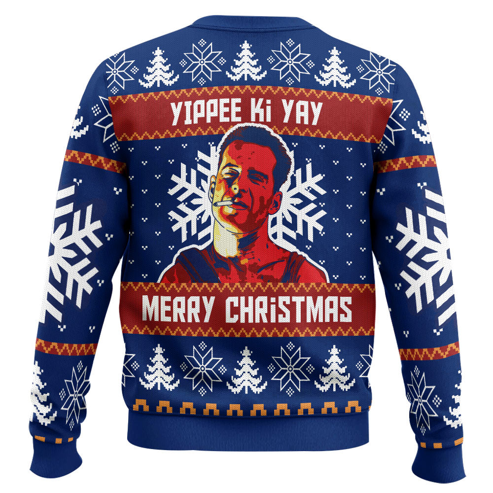 Yippee Ki Yay Die Hard Ugly Christmas Sweater – Moonbestprint