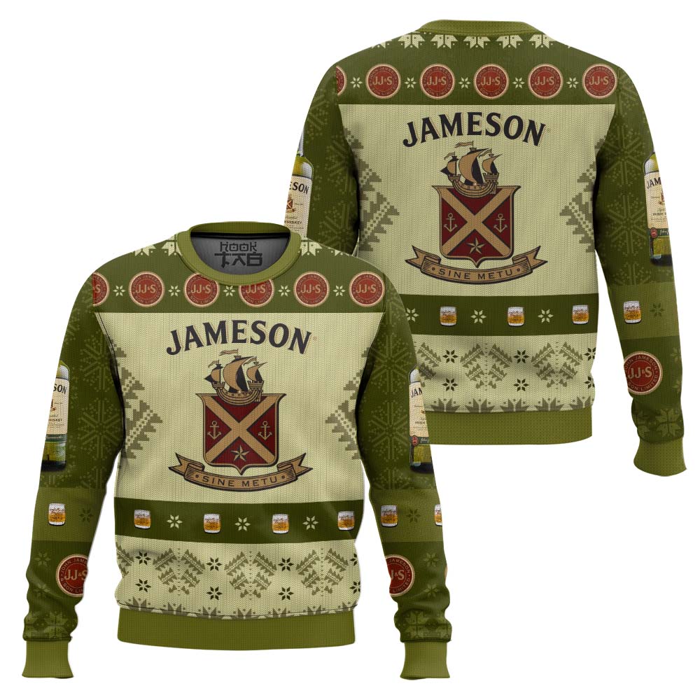 Jameson Irish Whiskey Ugly Christmas Sweater – Moonbestprint