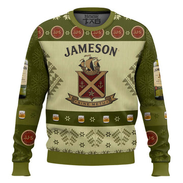 Jameson Irish Whiskey Ugly Christmas Sweater – Moonbestprint