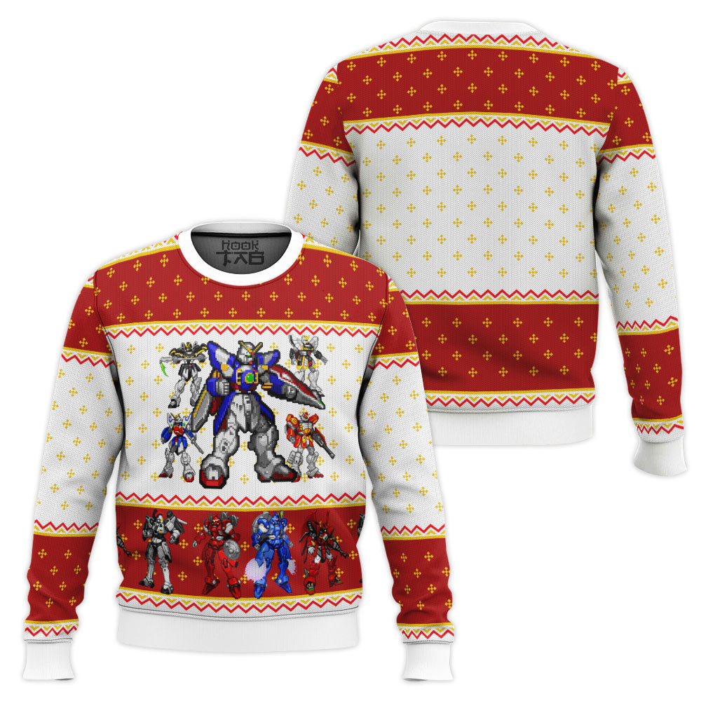 Gundam Wing Sprites Ugly Christmas Sweater – Moonbestprint
