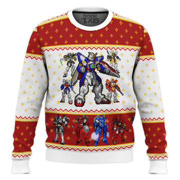 Gundam Wing Sprites Ugly Christmas Sweater – Moonbestprint