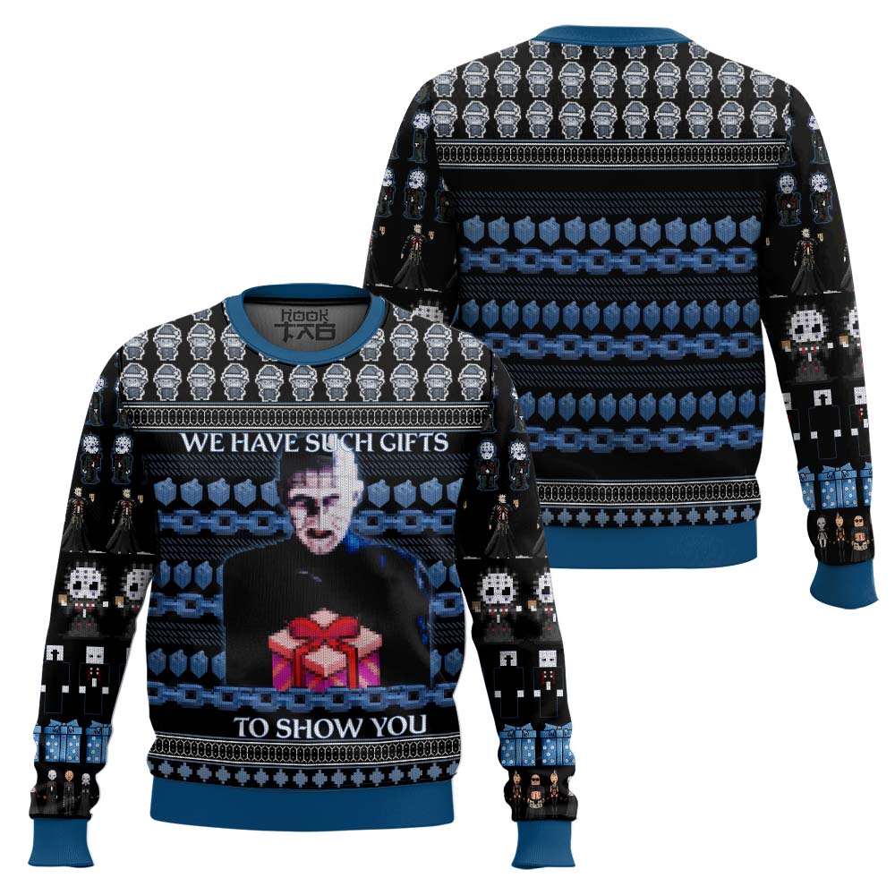 Pinhead Hellraiser Ugly Christmas Sweater – Moonbestprint