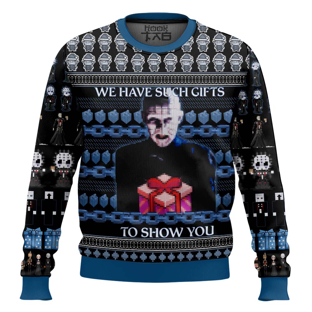 Pinhead Hellraiser Ugly Christmas Sweater – Moonbestprint