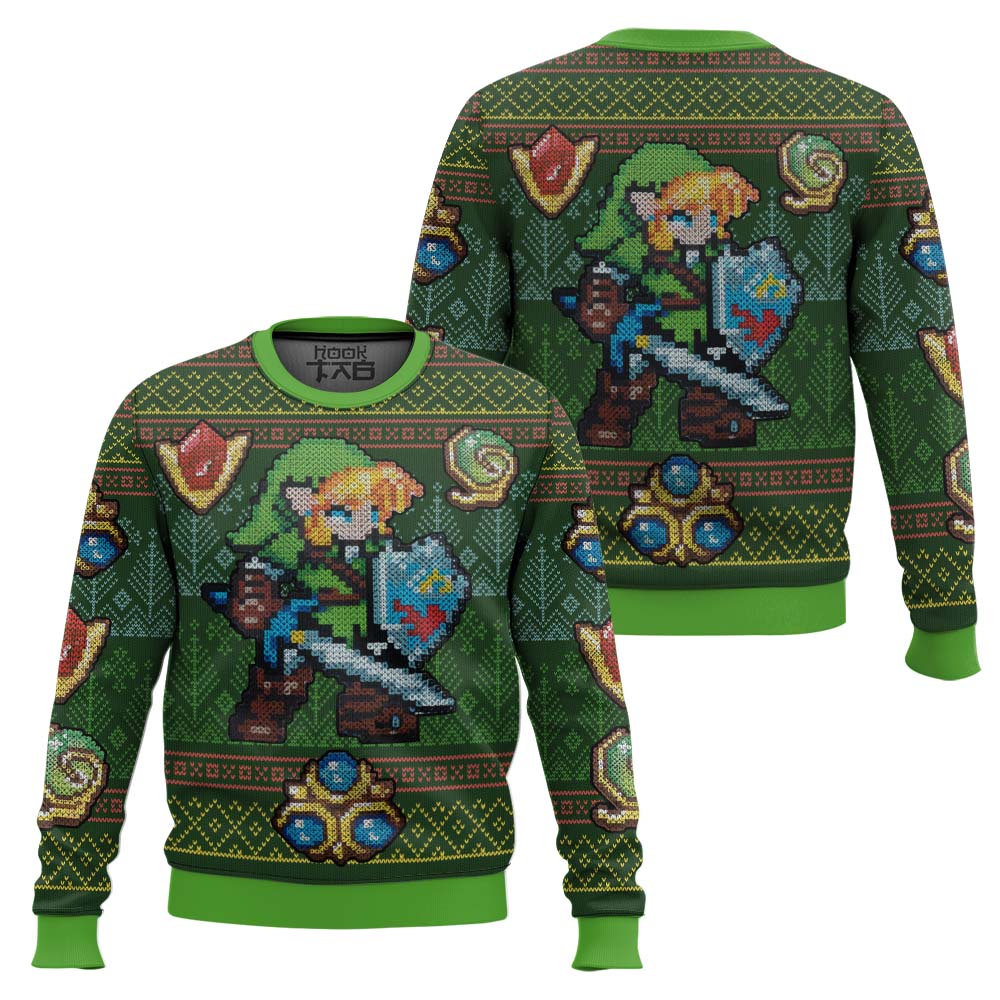 Zelda Link Green Ugly Christmas Sweater – Moonbestprint
