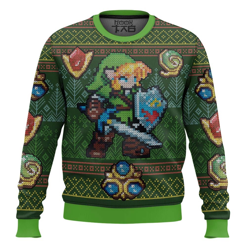 Zelda Link Green Ugly Christmas Sweater – Moonbestprint