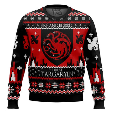 Game of Thrones House Targaryen Ugly Christmas Sweater – Moonbestprint