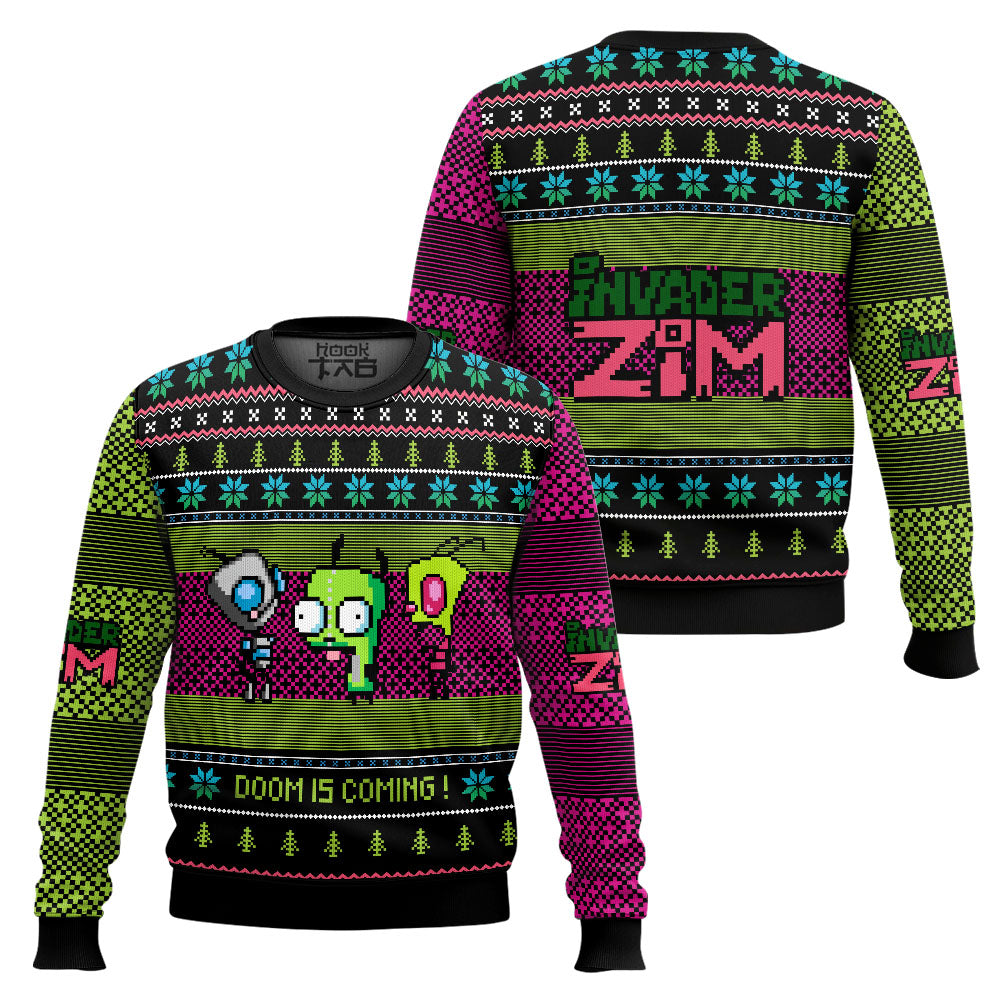 Invader ZiM Ugly Christmas Sweater – Moonbestprint