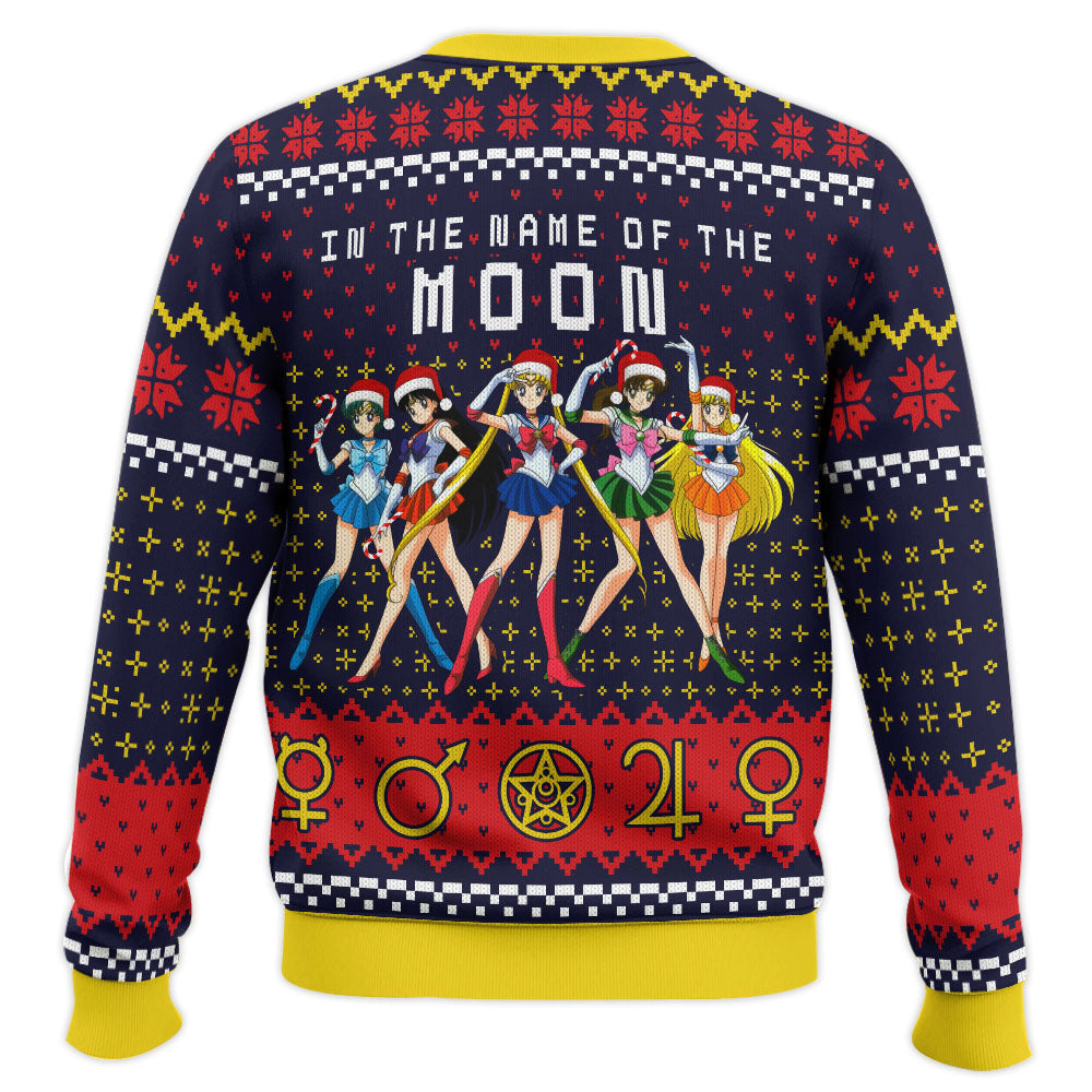 Sailor Moon In the Name of the Moon Ugly Christmas Sweater – Moonbestprint