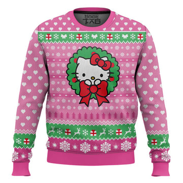 Cute Christmas Hello Kitty Ugly Christmas Sweater – Moonbestprint