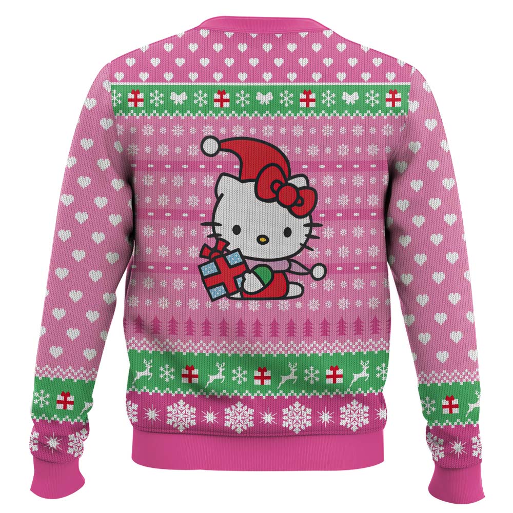 Cute Christmas Hello Kitty Ugly Christmas Sweater – Moonbestprint