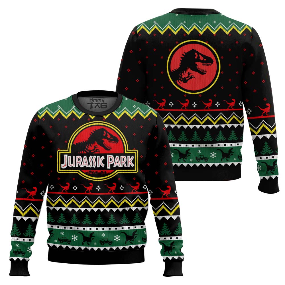 Ethics of Cloning Jurassic Park Ugly Christmas Sweater – Moonbestprint