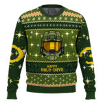 Happy Halo-Days Halo Ugly Christmas Sweater – Moonbestprint