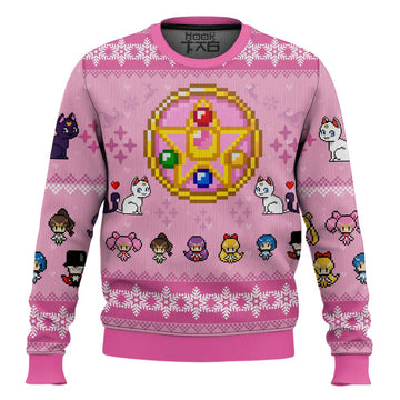 Merry Senshi Sailor Moon Ugly Christmas Sweater – Moonbestprint