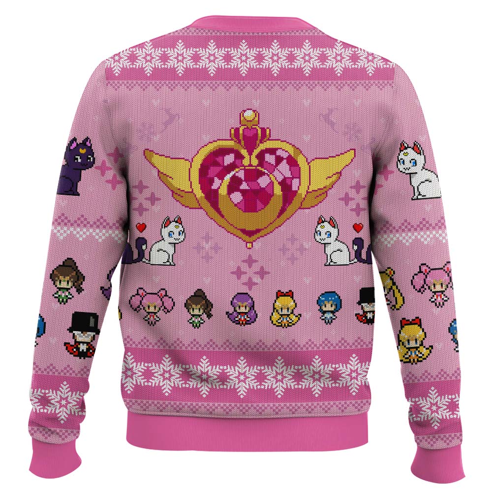 Merry Senshi Sailor Moon Ugly Christmas Sweater – Moonbestprint
