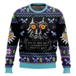 You Met With a Terrible Fate Majora?s Mask Zelda Ugly Christmas Sweater – Moonbestprint