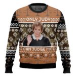 Only Judy Can Judge Me Judge Judy Ugly Christmas Sweater – Moonbestprint