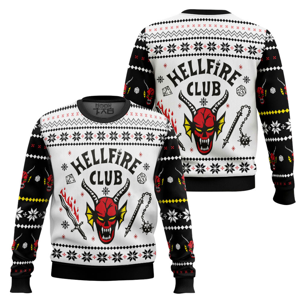 HellFire Club Stranger Things Ugly Christmas Sweater – Moonbestprint