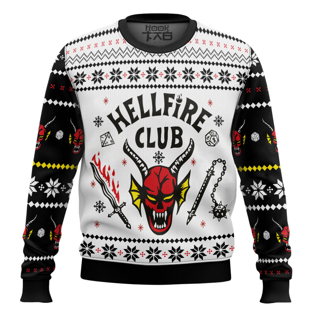 HellFire Club Stranger Things Ugly Christmas Sweater – Moonbestprint