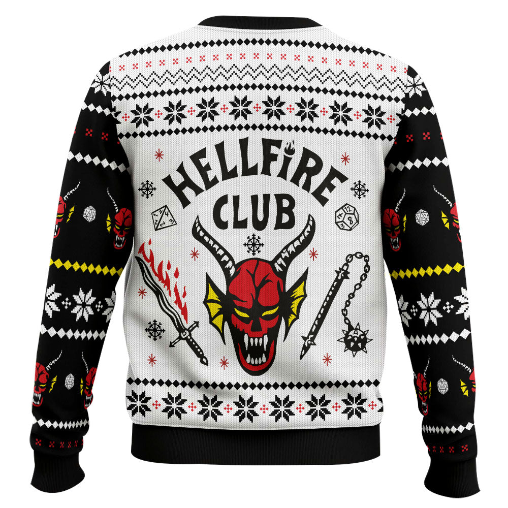 HellFire Club Stranger Things Ugly Christmas Sweater – Moonbestprint