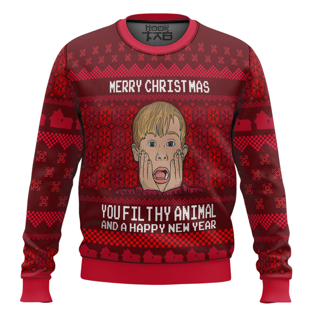 Merry Christmas Home Alone Ugly Christmas Sweater – Moonbestprint