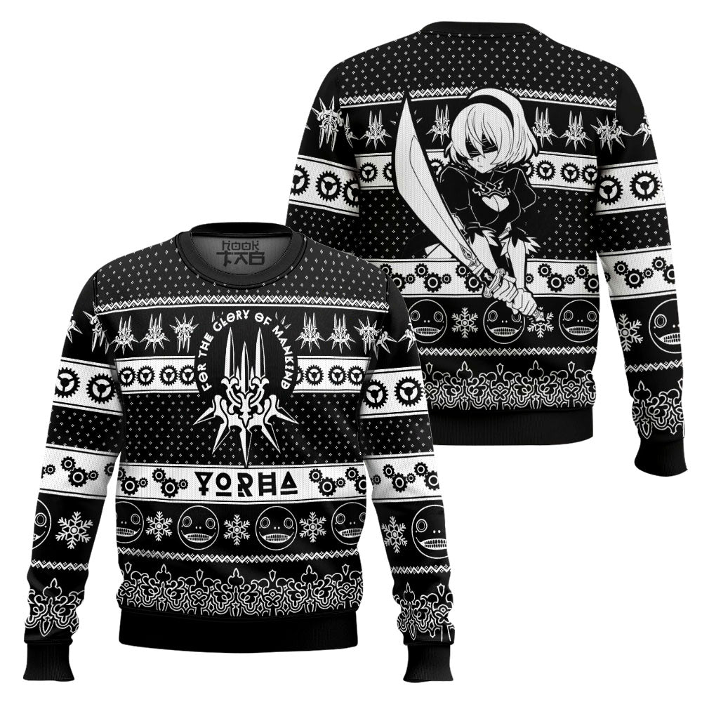 Game of Yorha Nier Automata Ugly Christmas Sweater – Moonbestprint