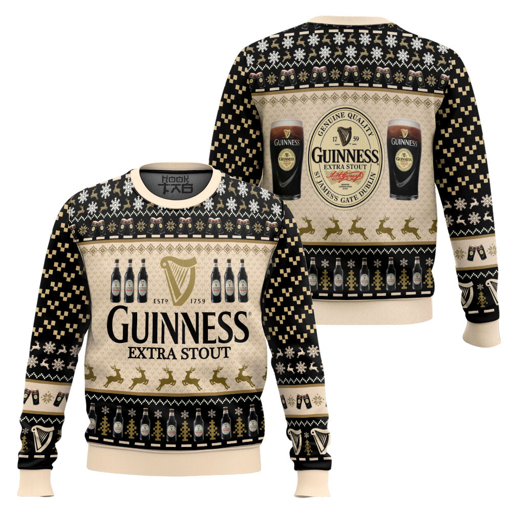 Guinness Extra Stout Ugly Christmas Sweater – Moonbestprint