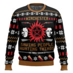 Christmas with the Winchesters Supernatural Ugly Christmas Sweater – Moonbestprint