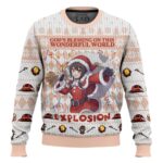 God's Blessing on this Wonderful World Explosion KonoSuba Ugly Christmas Sweater – Moonbestprint