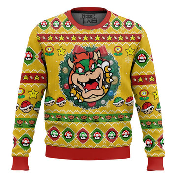 Bowser Mario Bros Ugly Christmas Sweater – Moonbestprint