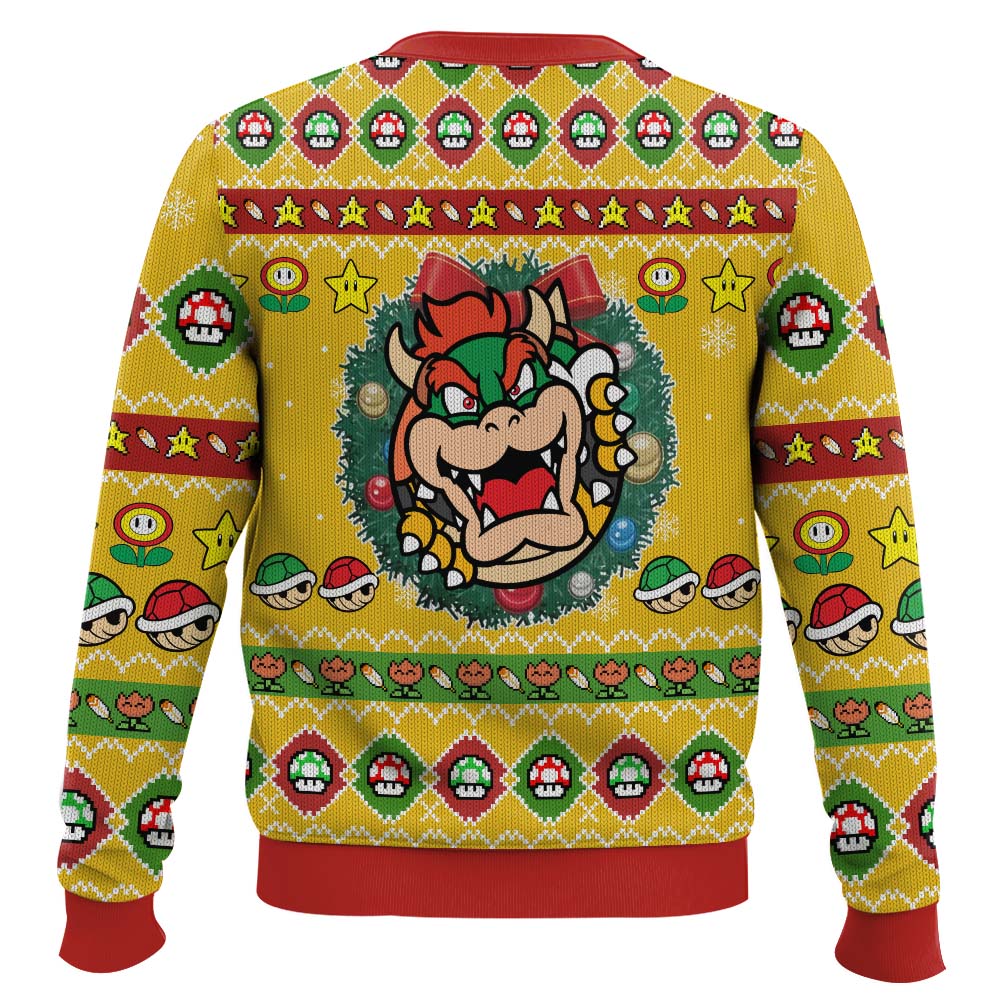 Bowser Mario Bros Ugly Christmas Sweater – Moonbestprint