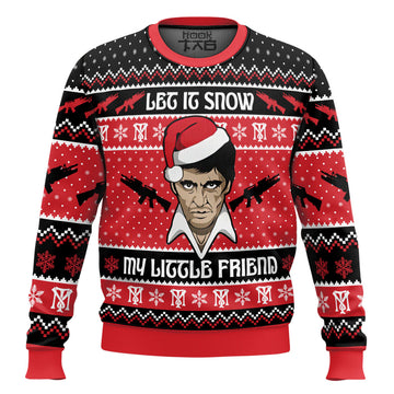 Let It Snow Scarface Ugly Christmas Sweater – Moonbestprint