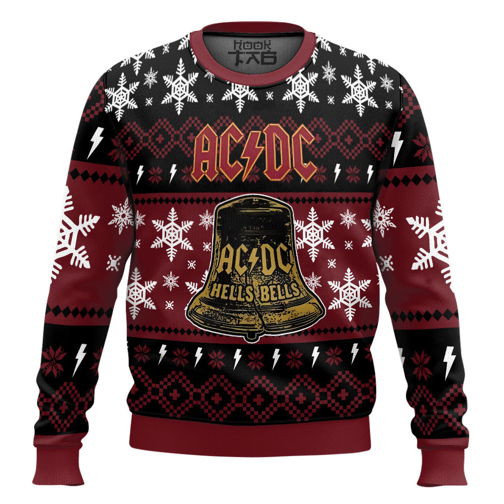 Hells Bells ACDC Ugly Christmas Sweater – Moonbestprint