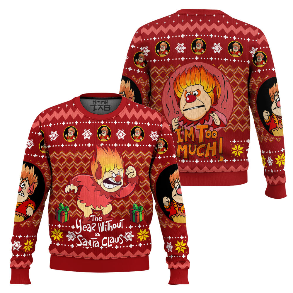 Heat Miser The Year Without a Santa Claus Ugly Christmas Sweater – Moonbestprint