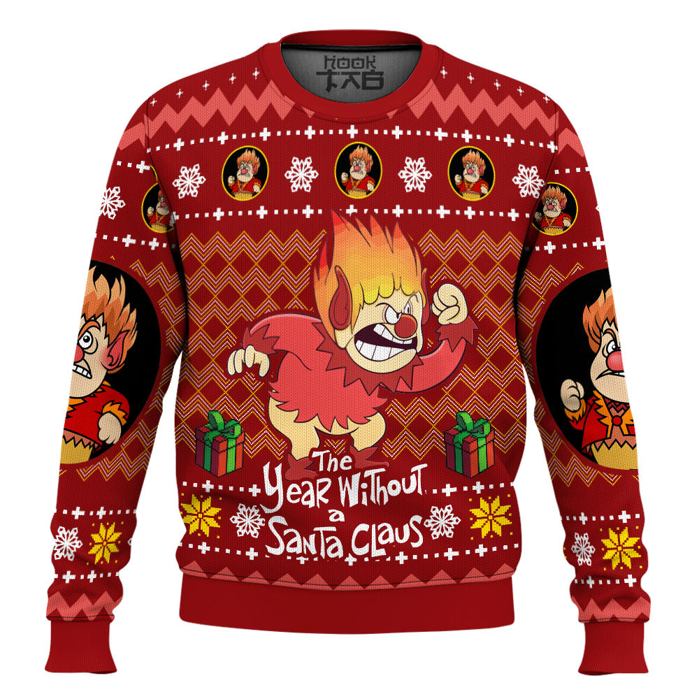 Heat Miser The Year Without a Santa Claus Ugly Christmas Sweater – Moonbestprint