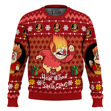 Heat Miser The Year Without a Santa Claus Ugly Christmas Sweater – Moonbestprint