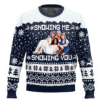 Snowing Me Snowing You ABBA Ugly Christmas Sweater – Moonbestprint