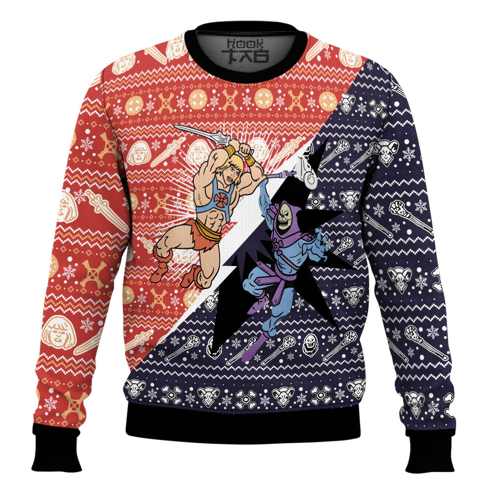 He-man vs. Skeletor Ugly Christmas Sweater – Moonbestprint
