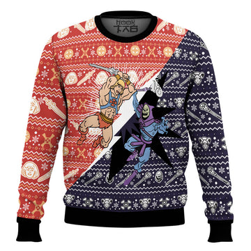 He-man vs. Skeletor Ugly Christmas Sweater – Moonbestprint