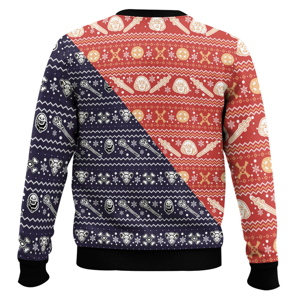 He-man vs. Skeletor Ugly Christmas Sweater – Moonbestprint