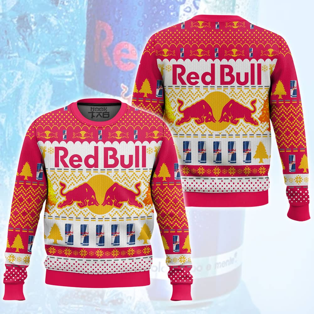 Red Bull Ugly Sweater Red – Moonbestprint