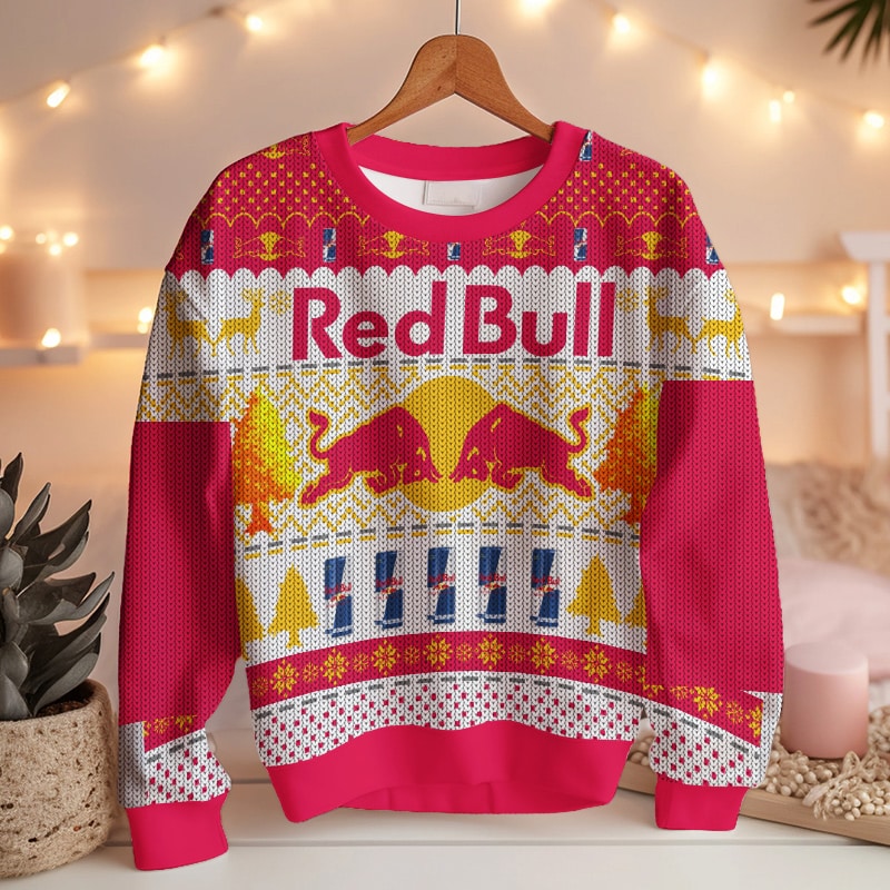 Red Bull Ugly Sweater Red – Moonbestprint
