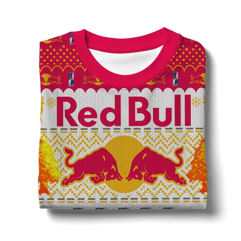 Red Bull Ugly Sweater Red – Moonbestprint