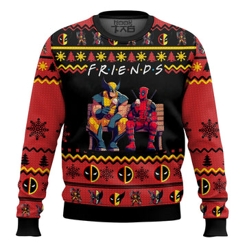 F.R.I.E.N.D.S Deadpool Wolverine Ugly Sweater – Moonbestprint