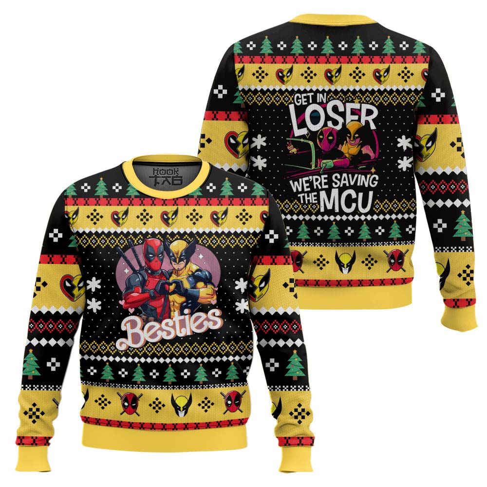 Get in Loser Deadpool Wolverine Ugly Sweater – Moonbestprint